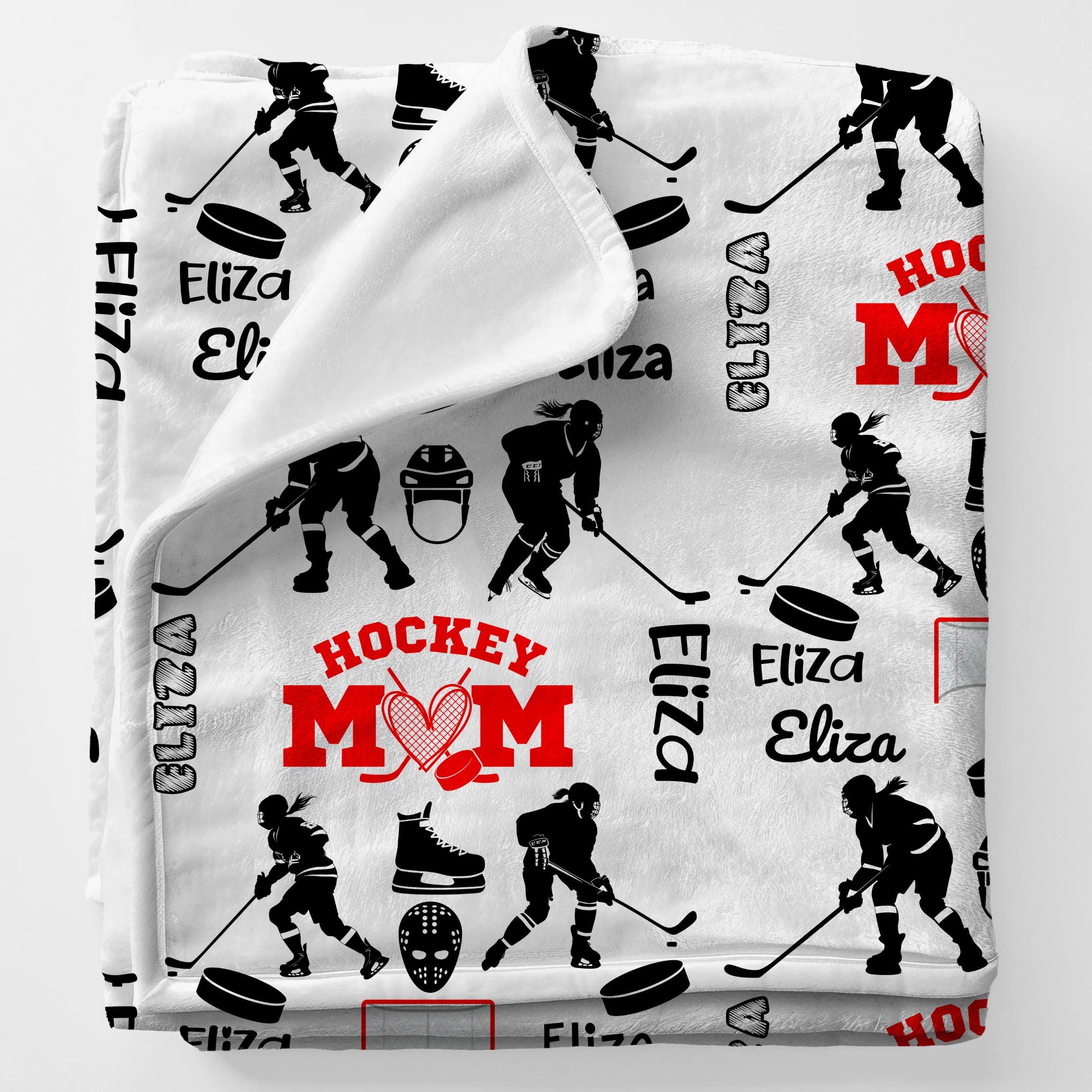 Custom Hockey Blanket Etsy