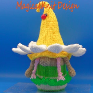 Marge the gnome knitting pattern soft gonk toys home decoration amigurumi