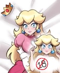 PRE-ORDER!! Bodypillow case Princess Peach Super Mario product logo