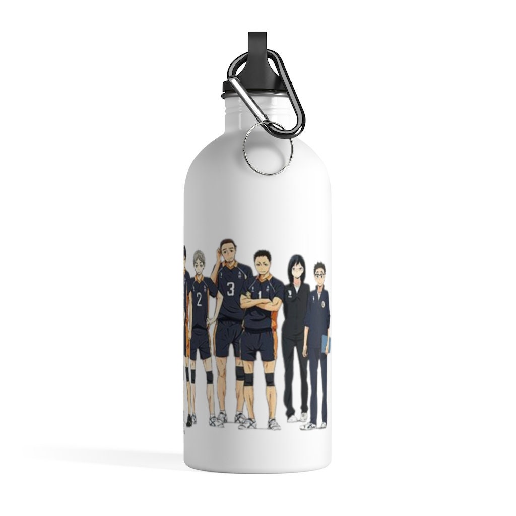 Haikyuu Team Water Bottle Back To School Bottle Japanese Etsy