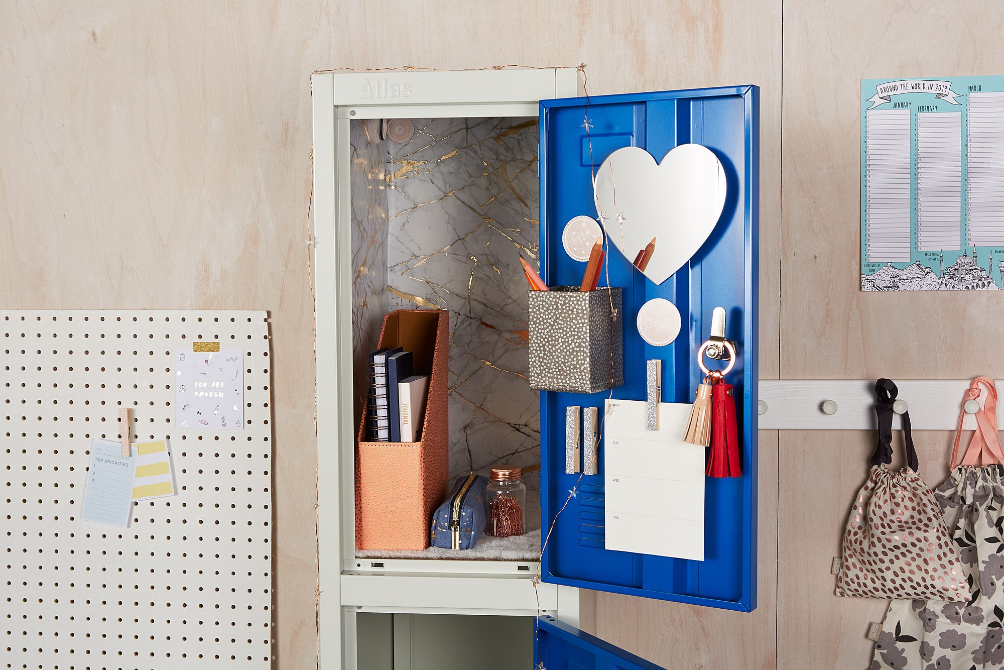 Marble Locker Wallpaper with for Refrigerator Desk Etsy