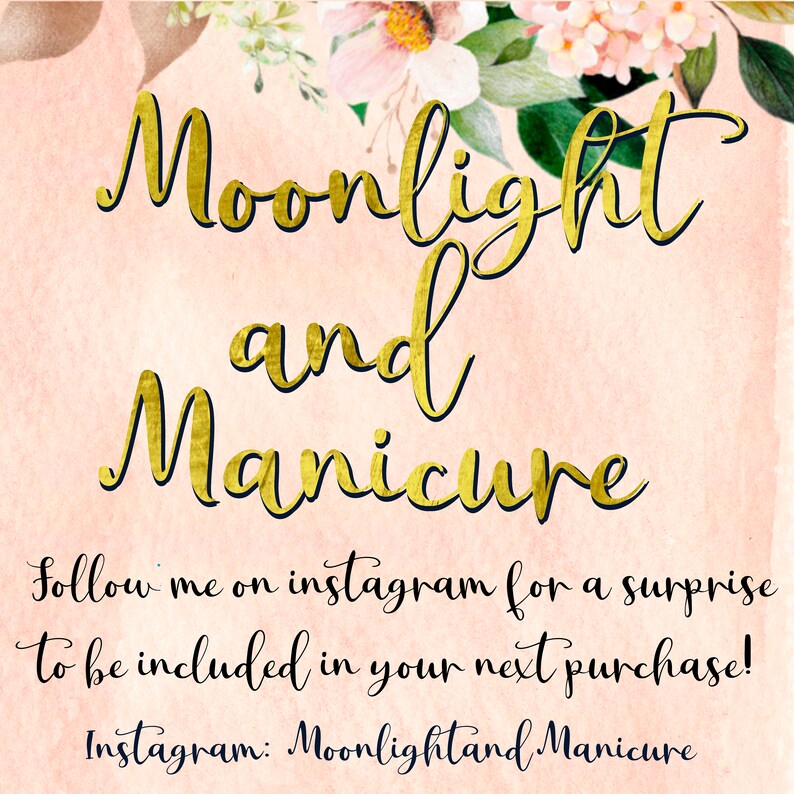 Mystical Nail Stickers Cute Moon Nail Decals Nail Art Etsy