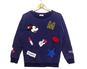Vintage Minnie Mouse Sweatshirt Mickey Mouse Sweatshirt
