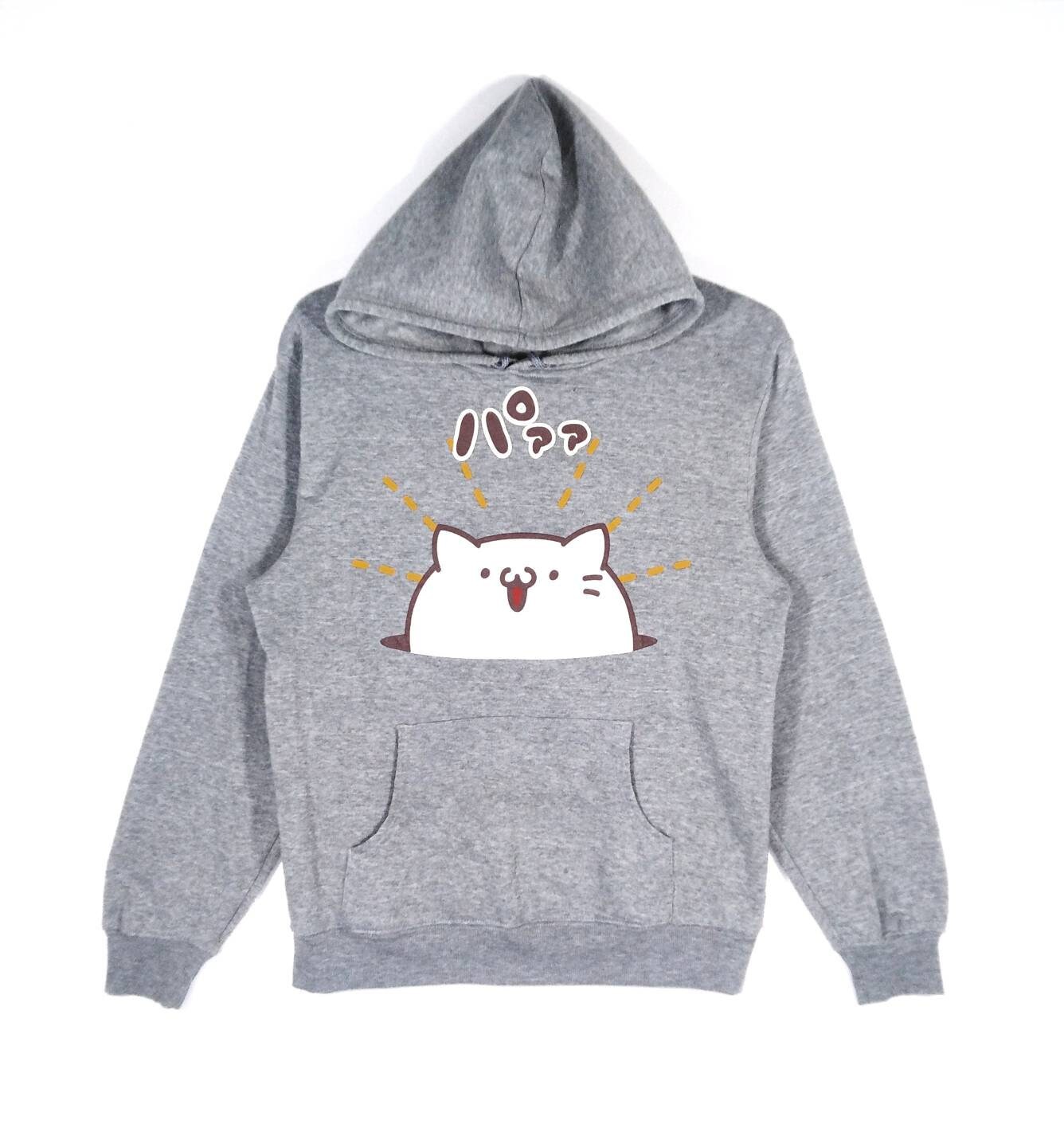 Cartoon cat hoodie sale