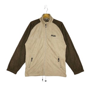Vintage Fila Biela Italia Fleece Sweatshirt