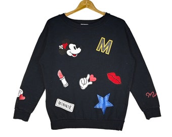 Vintage Minnie Mouse Sweatshirt Mickey Mouse Sweatshirt