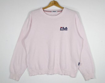 Vintage FILA BIELLA ITALIA Embroidery Logo Sweatshirt Pullover
