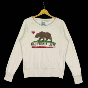 Vintage California Love Santa Cruz Sweatshirt Blue84 tag
