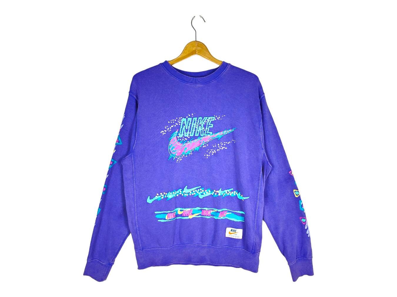 vintage nike sweatshirt purple