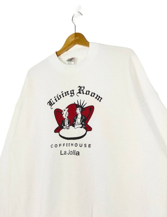 Vintage Living Room Coffee House La Jolla Sweatshirt … Gem