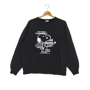 Vintage PEANUTS SNOOPY The World Famous Beager Sweatshirt Pullover