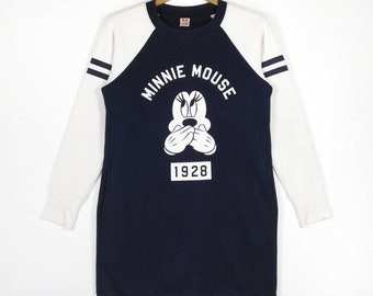 Vintage Minnie Mouse Big Logo Damen Sweatshirt