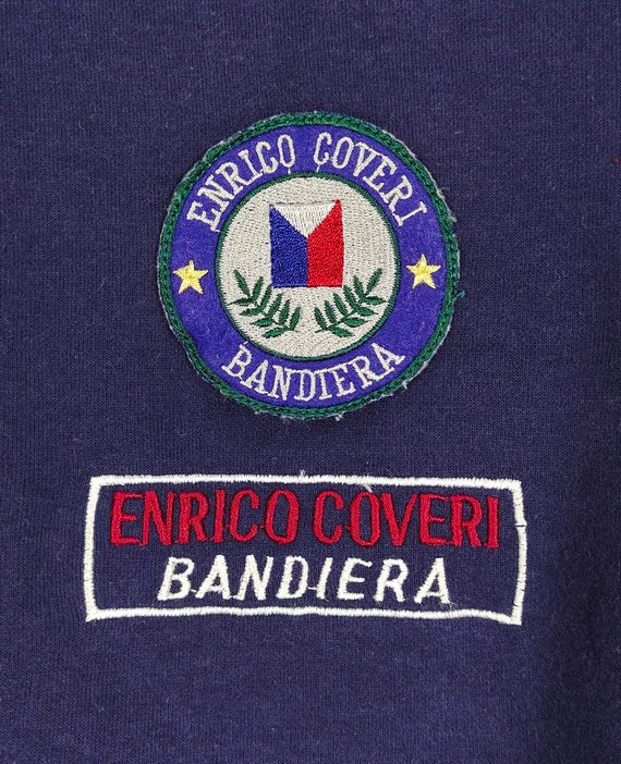 Vintage Enrico Coveri Bandiera Sweatshirt Embroid… - image 4