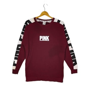 Victoria's secret pink varsity crew sweatshirt hotsell