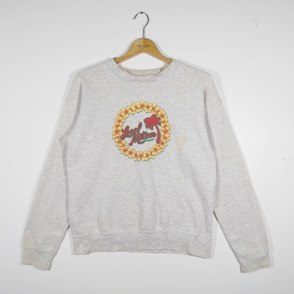 Vintage!!! LOCAL MOTION Hawaiian Surfgear Big Logo Pullover Sweatshirt