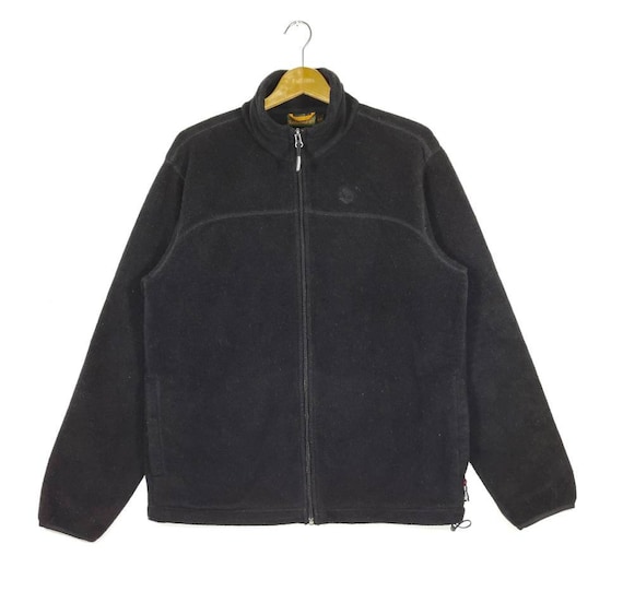 Vintage Timberland Fleece Sweatshirt Jacket Small Logo Embroidery