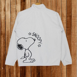 Vintage PEANUTS Snoopy Fleece Sweatshirt Fullzip