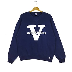Vintage Russell Athletic Vorhees Big Logo Sweatshirt Pullover