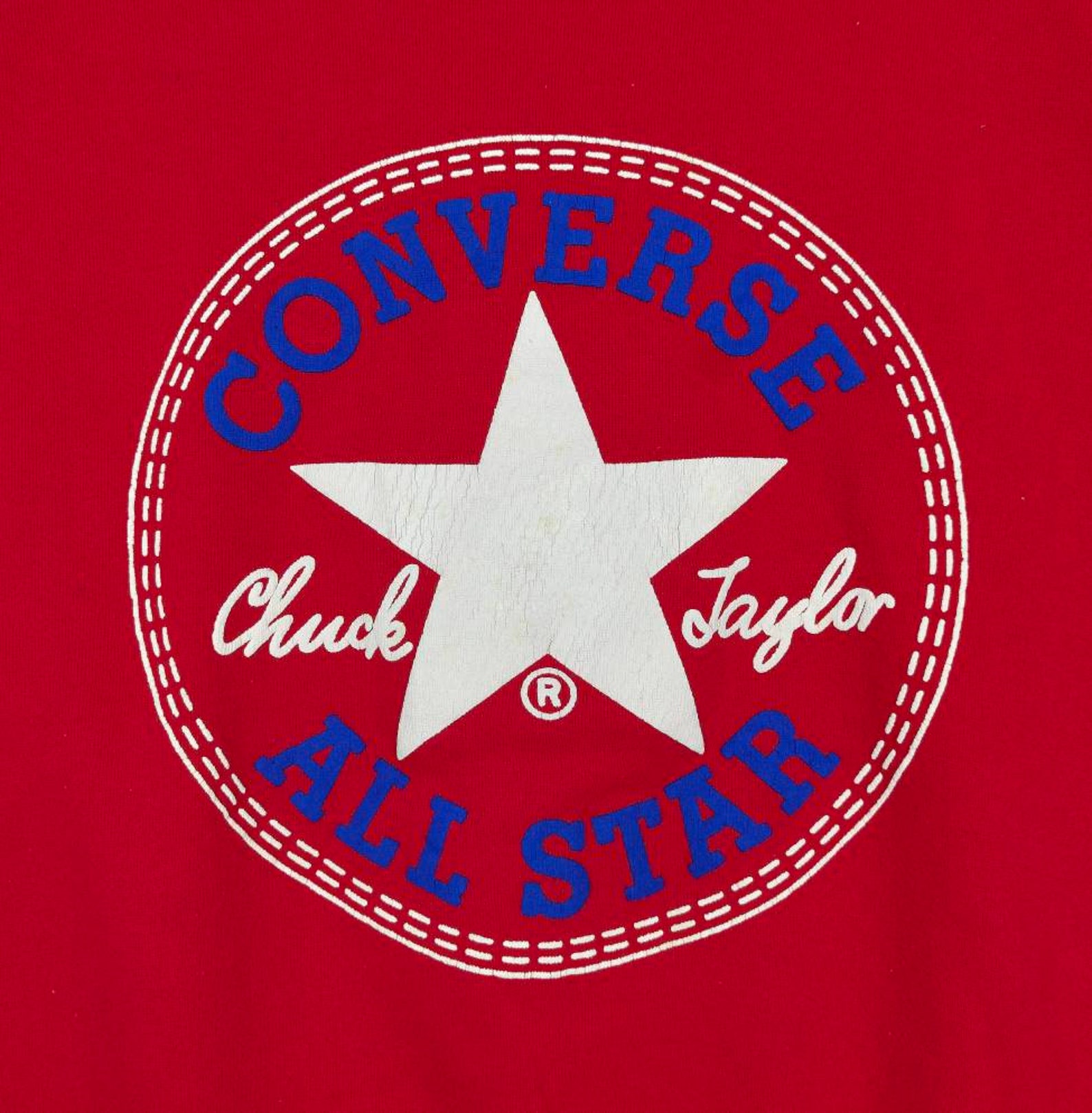 Rare Vintage Converse All Star Sweatshirt Big Logo - Etsy