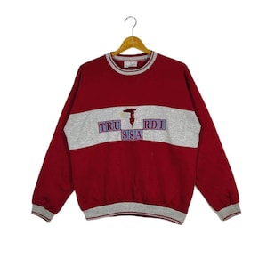 Vintage Trussardi Sweatshirt Embroidery Logo