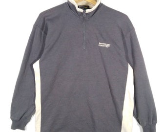 Vintage!!! BENETTON FORMULA One Pullover Quarter Zip Sweatshirt