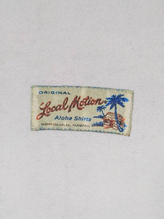 Vintage LOCAL MOTION Hawaii Aloha Shirt Pullover … - image 4