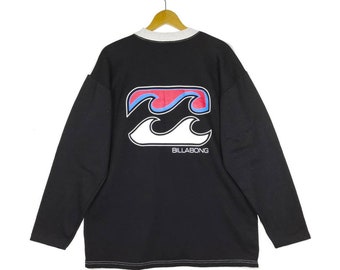 Rare!! Billabong Small Logo Embroidery Sweatshirt Pullover