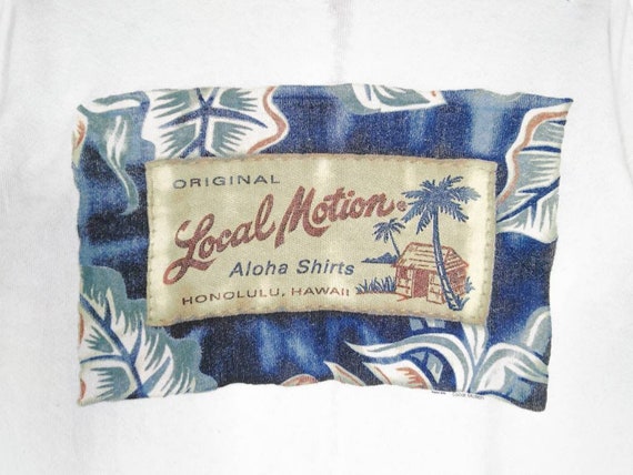 Vintage LOCAL MOTION Hawaii Aloha Shirt Pullover … - image 6