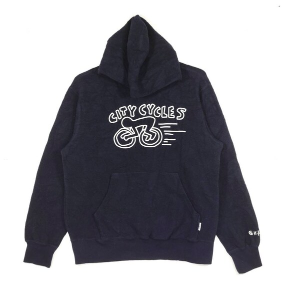 Vintage Keith Haring City Cycle Hoodie fleece swea