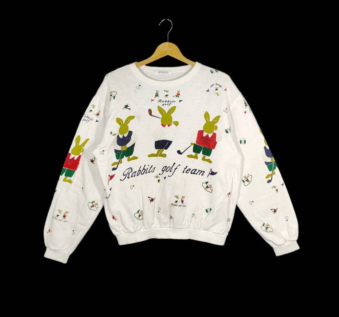 Vintage Coco Rabbit Sweatshirt Rabbits Golf Team - Etsy