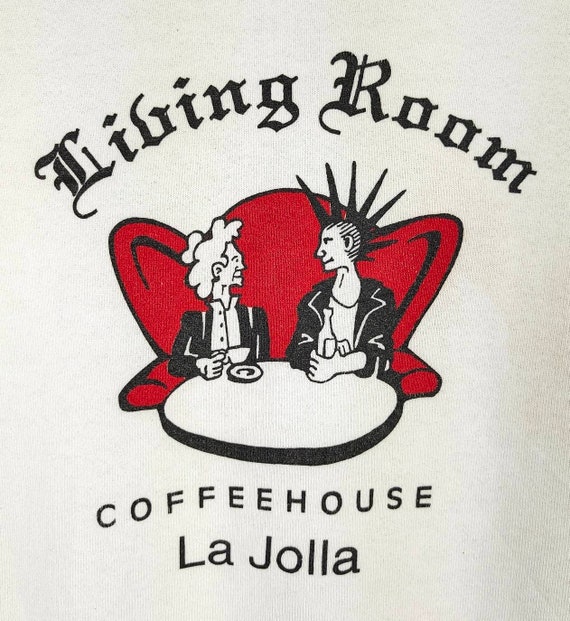Vintage Living Room Coffee House La Jolla Sweatshirt … Gem