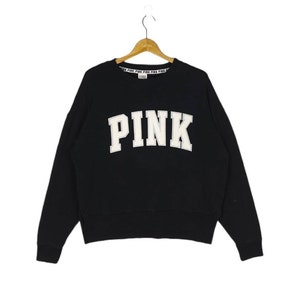 PINK Victoria's Secret, Tops, Pink White Gray Victoria Secrets Sweater Pull  Over Zip Top Very Comfy Size Med