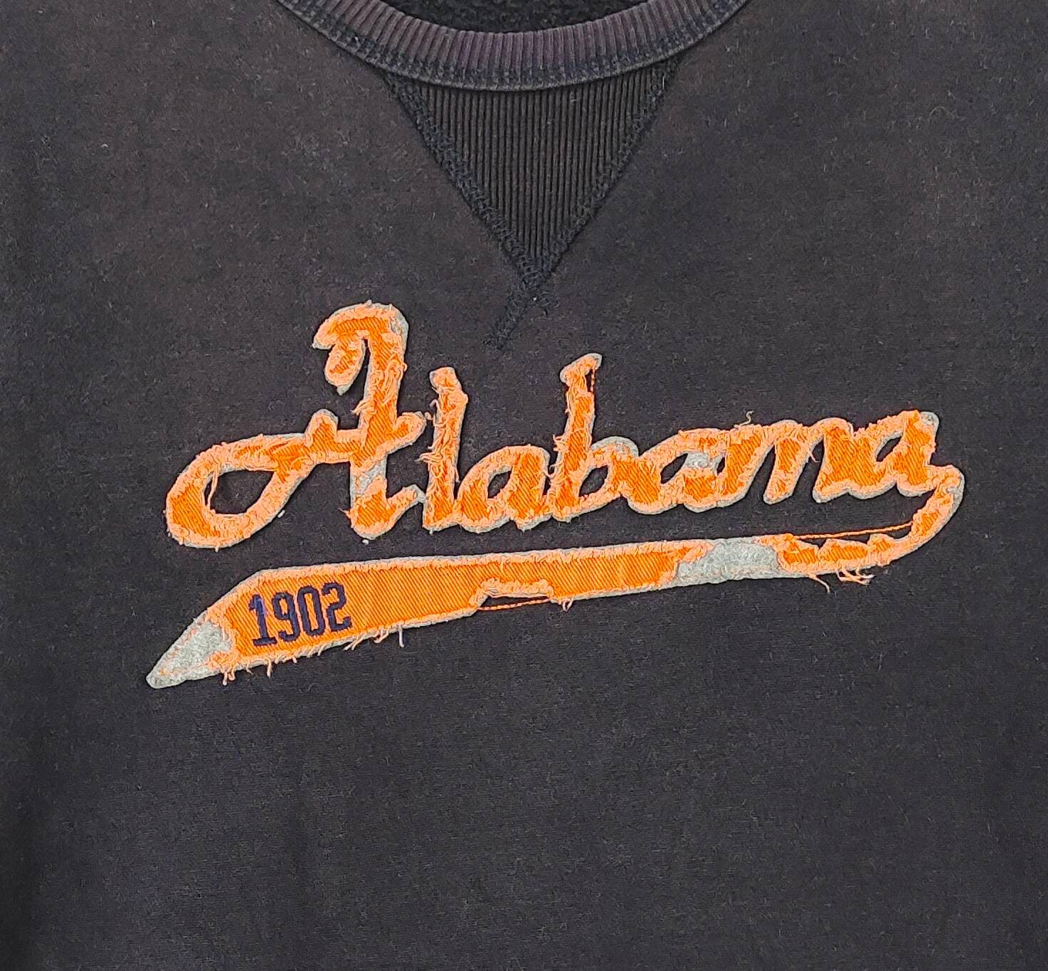 Vintage Russell Athletic Alabama 1902 Sweatshirt Embroidery Logo 
