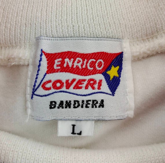 Vintage Enrico Coveri Bandiera Sweatshirt Embroid… - image 5