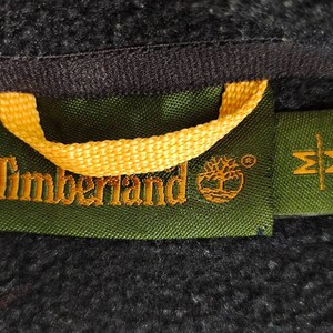 Vintage Timberland Fleece Sweatshirt Jacke Kleine Logo Stickerei Bild 6