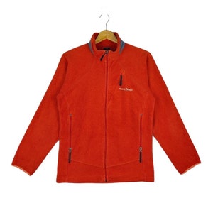 Vintage Mont Bell Fleece Sweatshirt Small Logo Embroidery