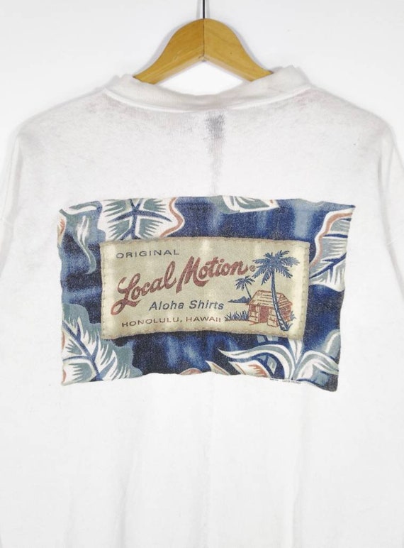 Vintage LOCAL MOTION Hawaii Aloha Shirt Pullover … - image 5
