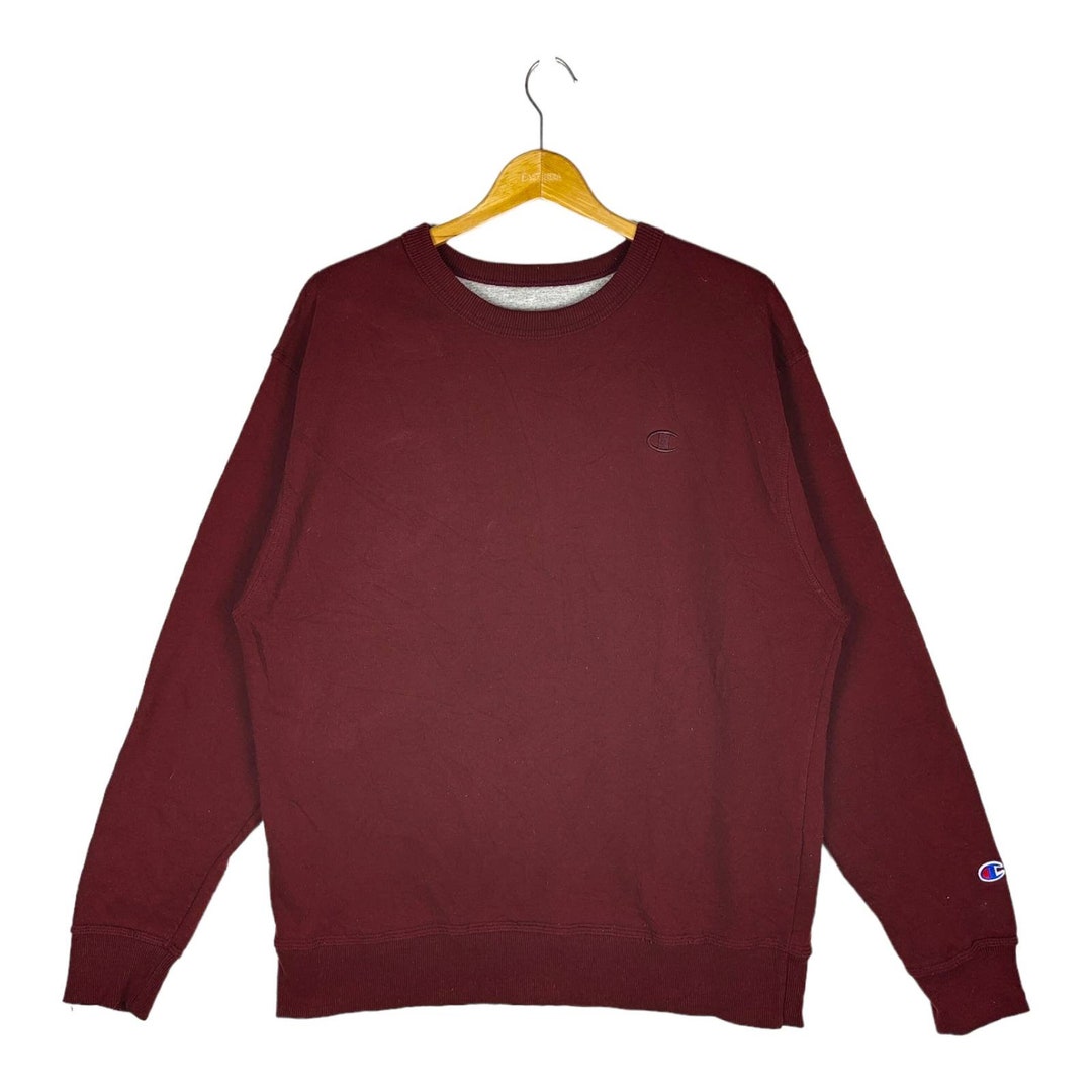 Vintage Champion Black & Whie Embroidered Sweatshirt - M