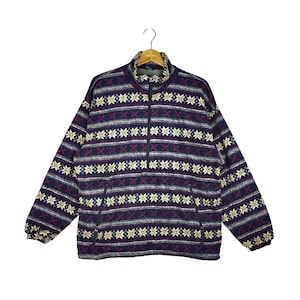 Vintage Mont Bell Fleece Sweatshirt Small Logo Embroidery