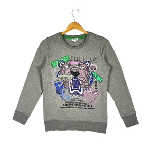 Felpa kenzo sales bianca strisce nere