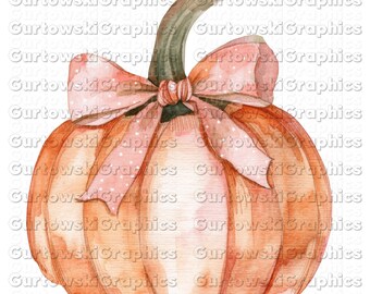 Akwarela Dyniowa Kokietka Kokarda png, retro Halloween png, miękka dziewczyna png, Dynia dziewczęca png, Różowa kokarda dynia png, miękka różowa kokarda png