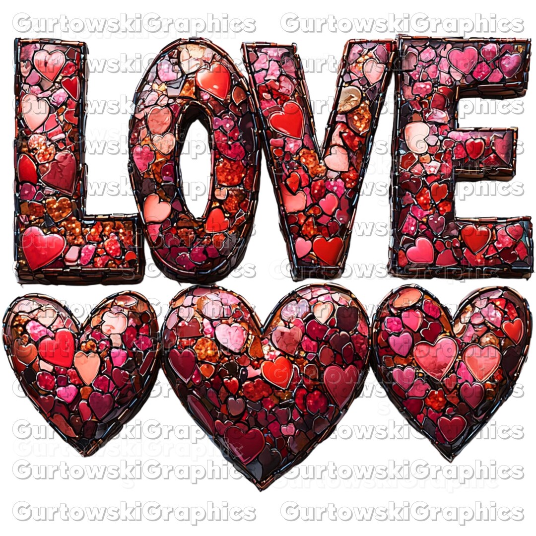 Valentine's Day Love Png Sublimation Design Download, Love Valentine ...
