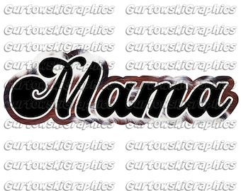 Archivo PNG con estampado de vaca mamá, archivos PNG para sublimación, Día de la Madre PNG, Mamá PNG, Mamá rústica PNG, Mamá de granja PNG