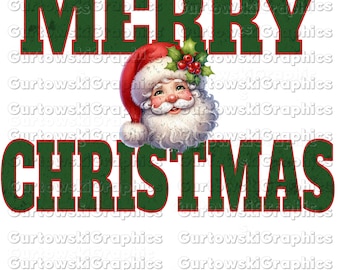 Nödställd God Jul Jultomten PNG, Jul PNG-filer, Retro Jul PNG, God Jul PNG, Jultomten PNG, Vintage Jultomten PNG