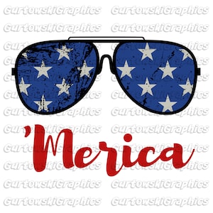 Merica, 4th of July, American flag, Digital Download PNG file, PNG files for Sublimation
