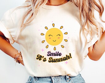 Smile It's Sunnah T shirt,Hijabi tshirt,tshirt for muslim women,gift ideas for muslim women,muslim apparel,islamic apparel,cute sunny tshirt