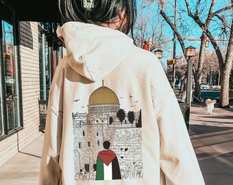 Free Palestine hoodie back print,muslim hoodie,muslim women shirt,hijabi sweatshirt hoodies,free gaza,palestine hoodie,muslim gifts