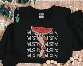 Free Palestine Sweatshirt, Free Palestine hoodie, Muslim woman clothing, muslim apparel, hijabi sweatshirt, islamic apparel,Free gaza hoodie