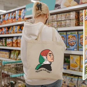 Sac fourre-tout Palestine, sac fourre-tout gratuit à Gaza, sac du ramadan, sac d&#39;épicerie en toile, sac en toile musulman, sac stop génocide, sac shopping en toile, sac de l&#39;Aïd