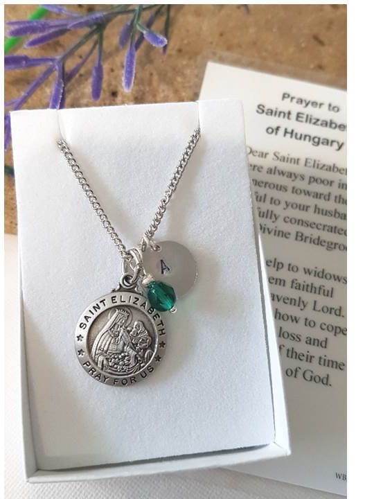 St Elizabeth of Hungary Catholic Medal/pewter Saint Elizabeth Patron ...